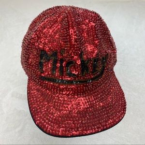 VINTAGE SEQUIN DISNEY MICKEY HAT